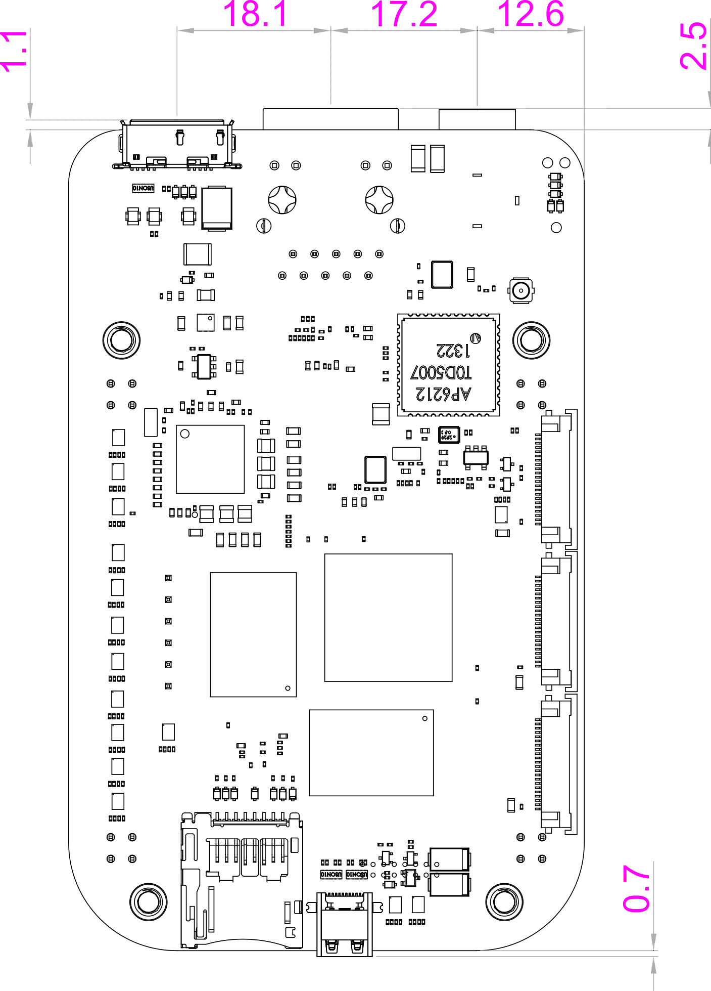 BeagleV-Ahead bottom